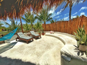 Casa Cacahuate Holbox-Casa entera con jardin-Whole house with garden